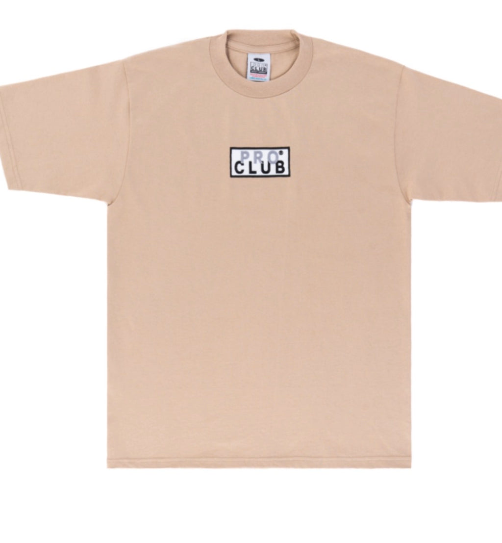 Pro club Embroidered Box Logo Tee