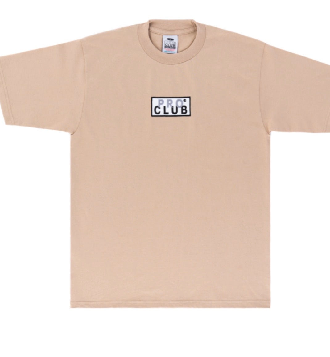 Pro club Embroidered Box Logo Tee