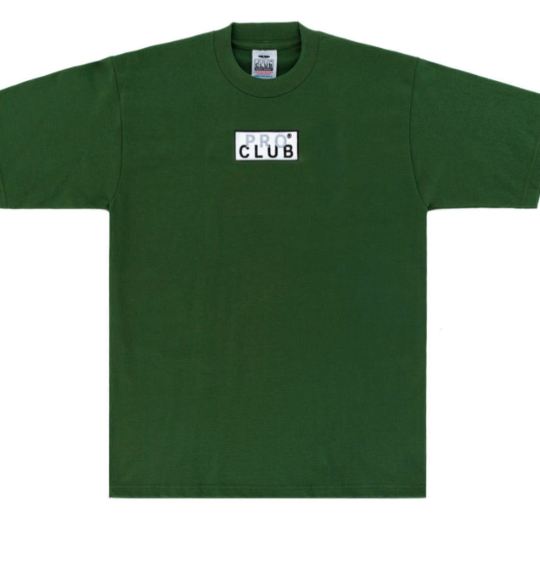 Pro club Embroidered Box Logo Tee