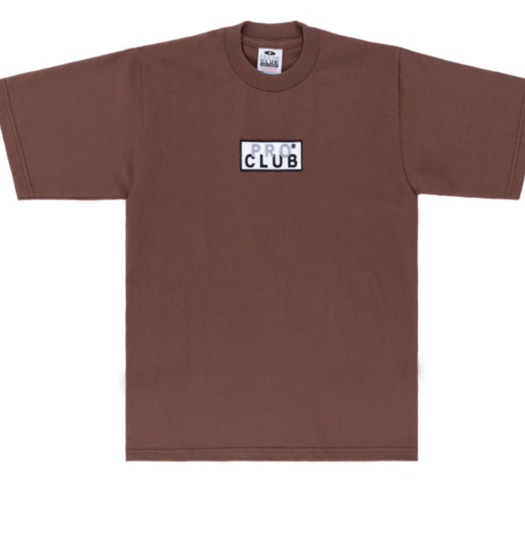 Pro club Embroidered Box Logo Tee