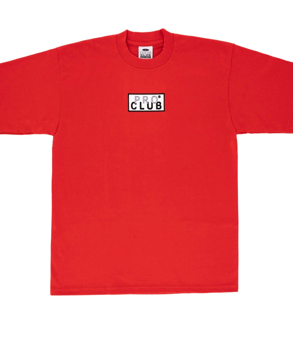 Pro club Embroidered Box Logo Tee