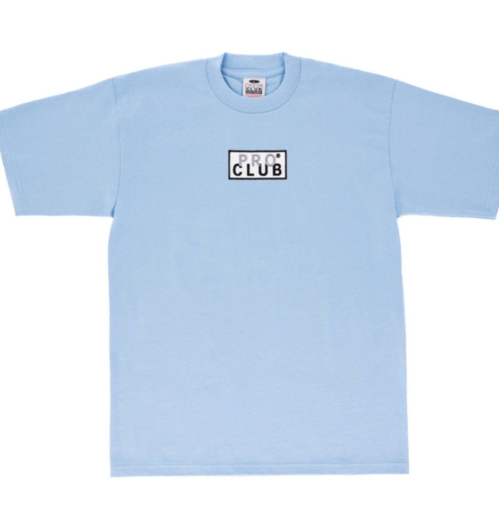 Pro club Embroidered Box Logo Tee