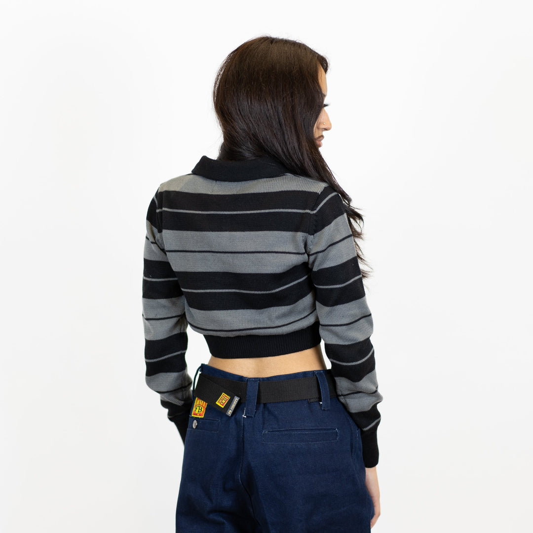 FB County Long Sleeve Charlie Brown Crop Top