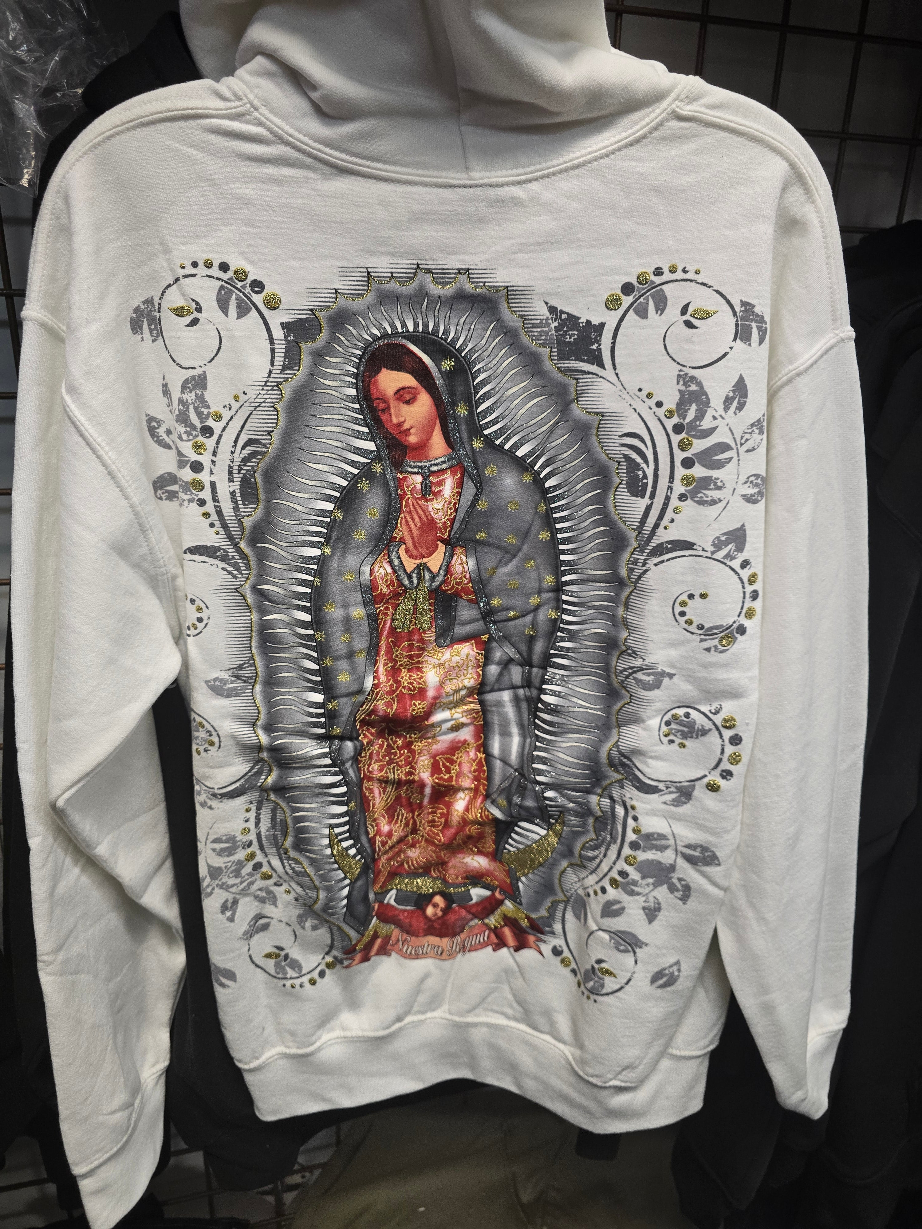 Virgin mary hoodie