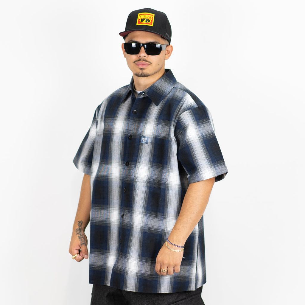FB County Short Sleeve Checker Flannel Shirt